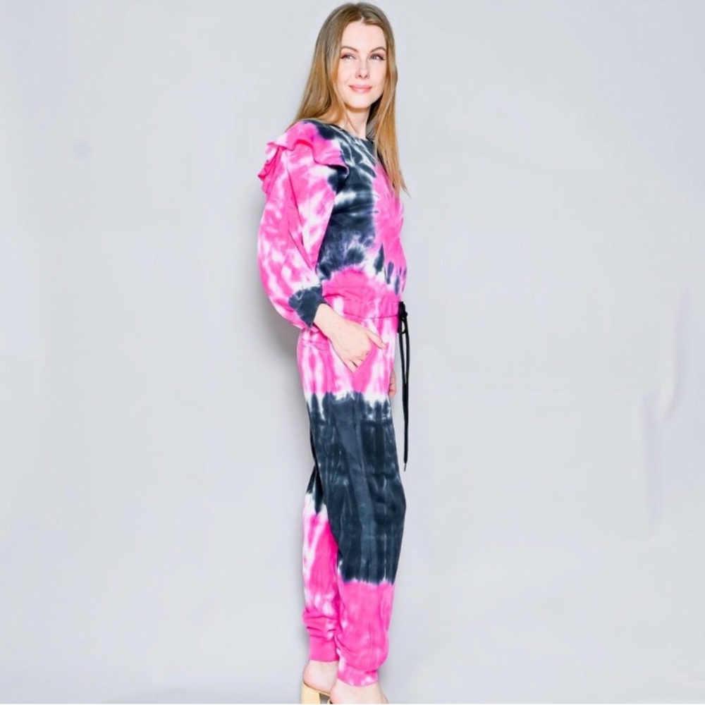 “Something Navy “ tie dye Meghan jumpsuit